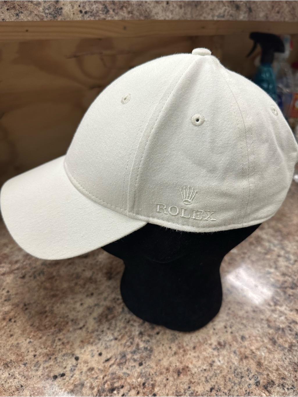 Rolex Mens OffWhite Baseball Cap